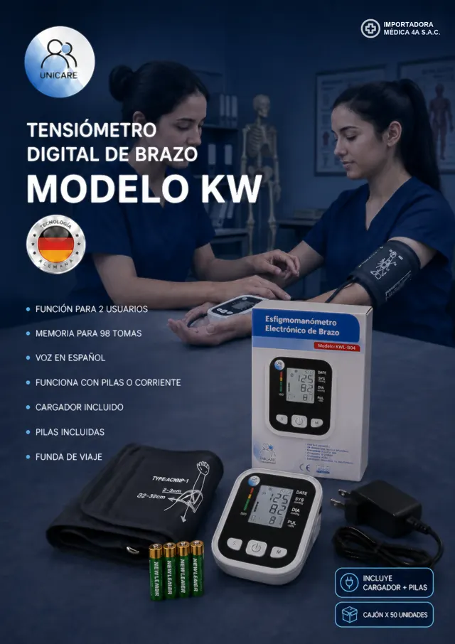 Tensiómetro Digital de Brazo Modelo KW