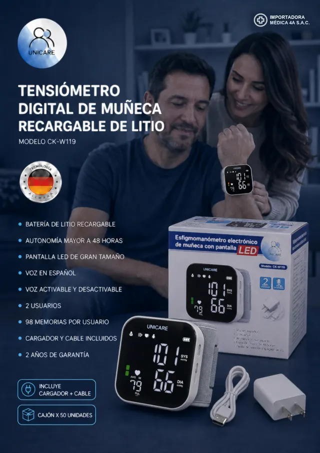 Tensiómetro Digital de Muñeca