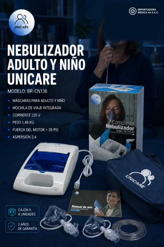 Nebulizador Adulto y Niño