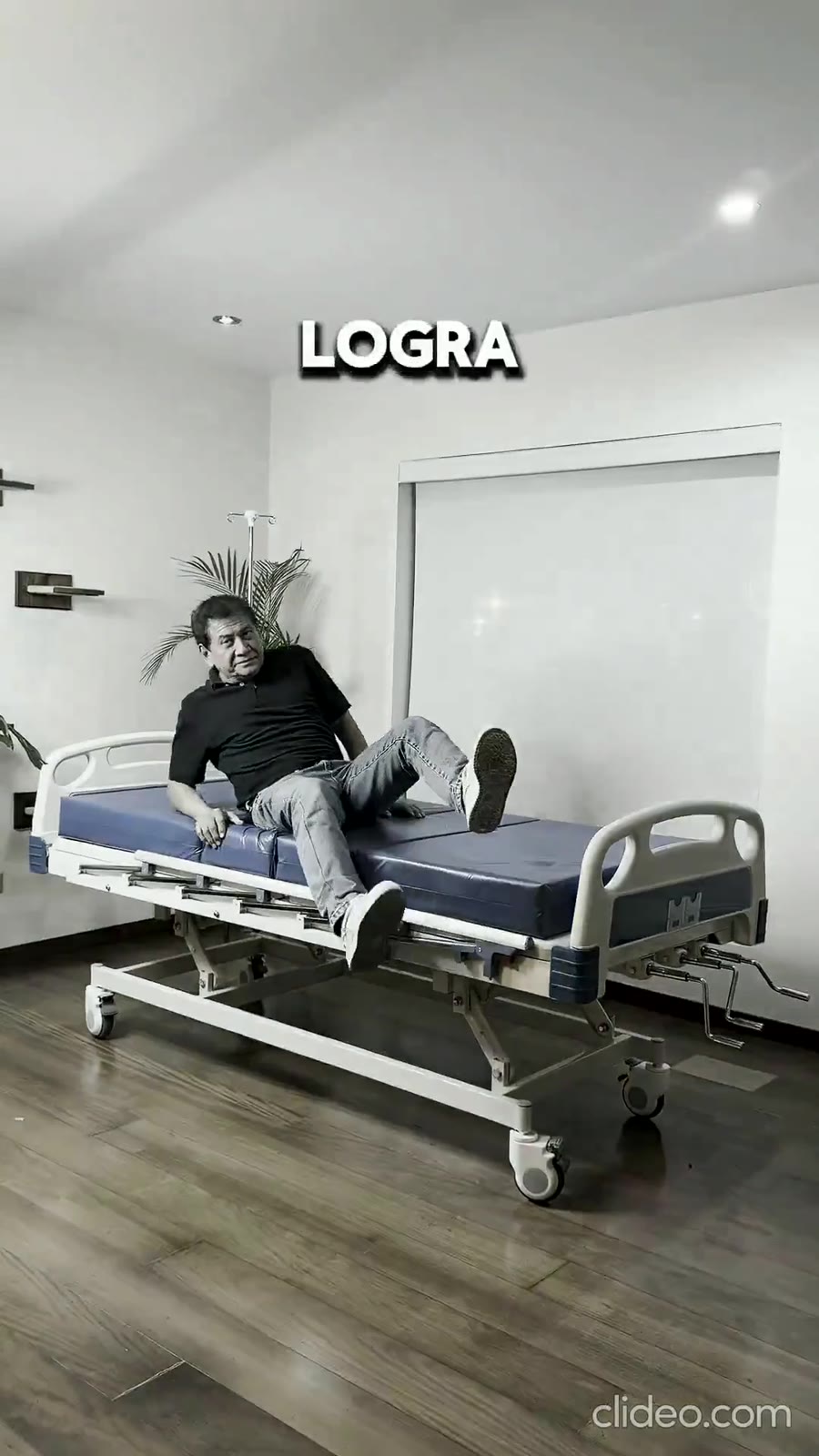 Cama Clínica de 3 Manivelas — Firme y estable
