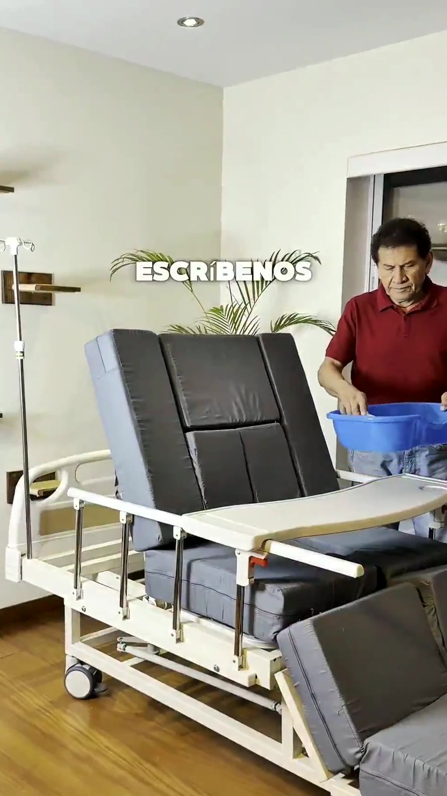Cama Clínica Multifuncional — Se convierte en sillón