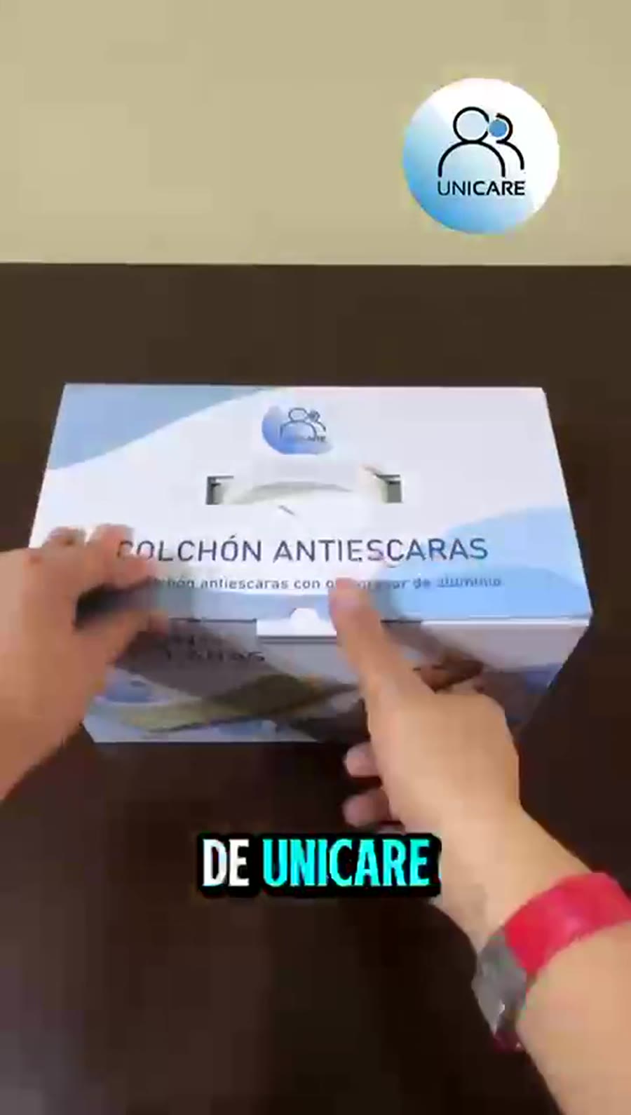 Colchón Antiescaras Unicare — Todo en una caja